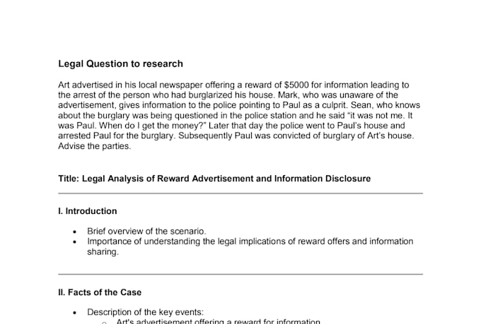 do legal research and document drafting